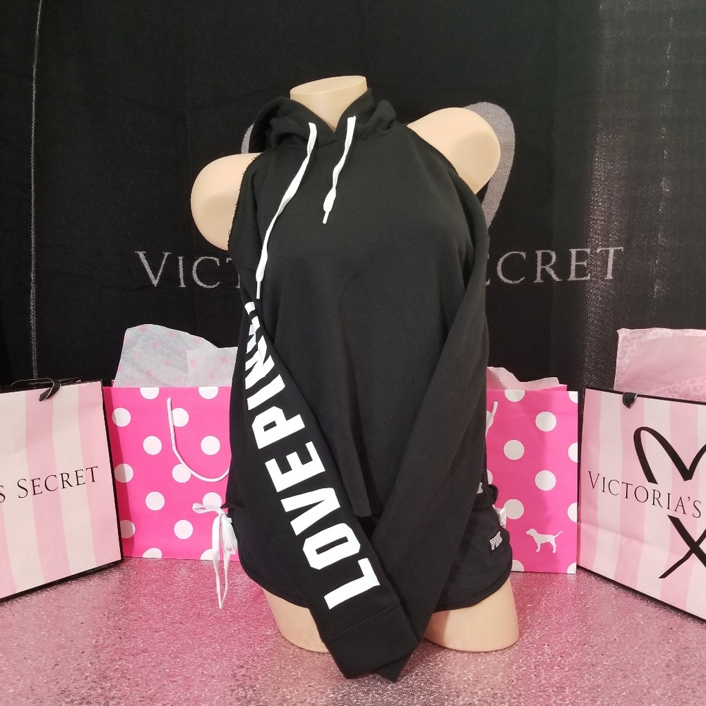 NWT!  Pink Victoria's Secret 2 pc hoodie set - Picture 2 of 8